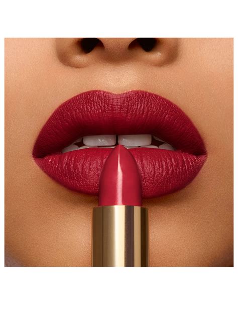 ysl beauty rouge pur couture satin lipstick shade: 156 transgression|YSL pur couture lips.